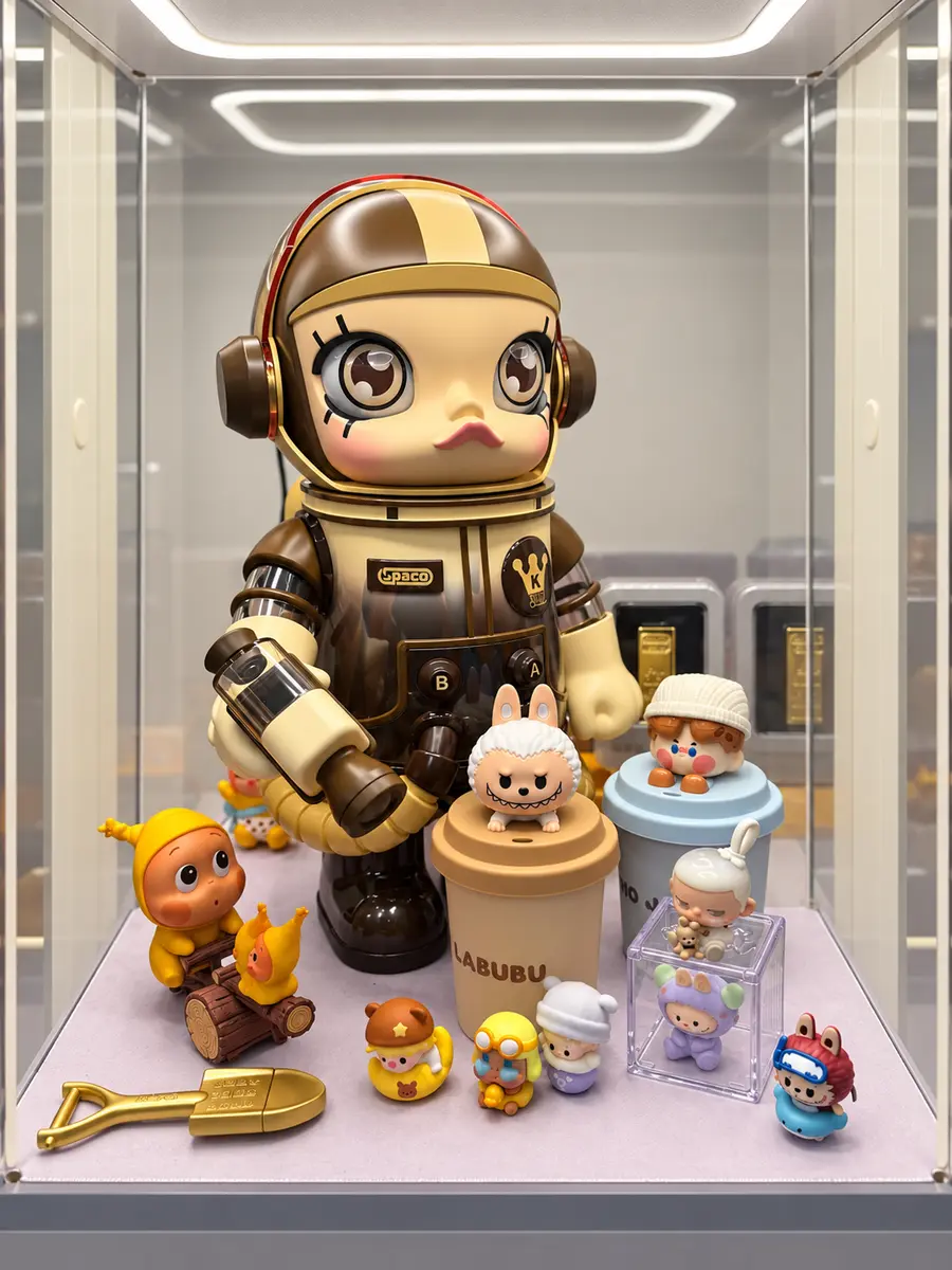 5號店的公仔與收藏品展示櫃